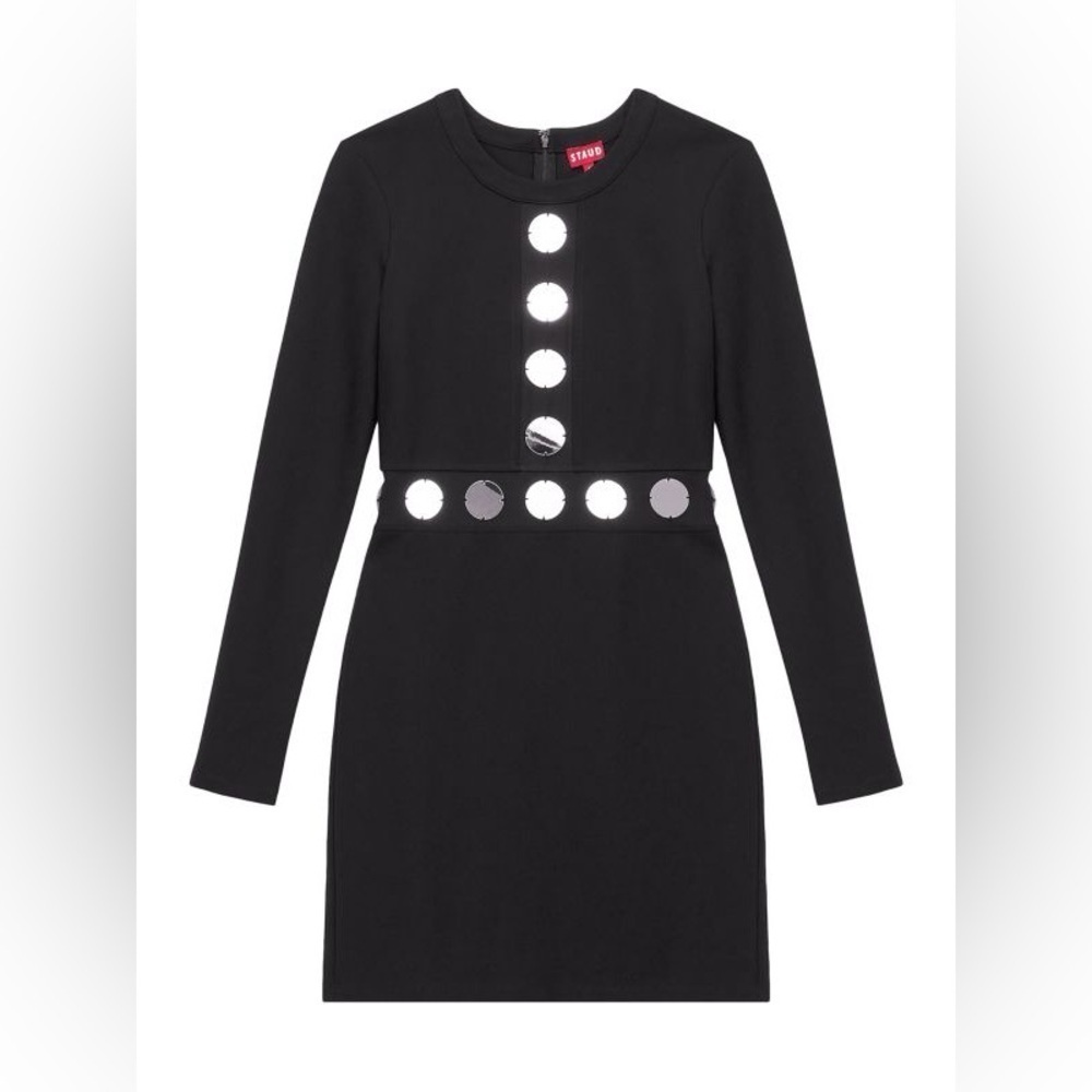 New NWT STAUD Asher Minidress Black - Picture 2 of 4